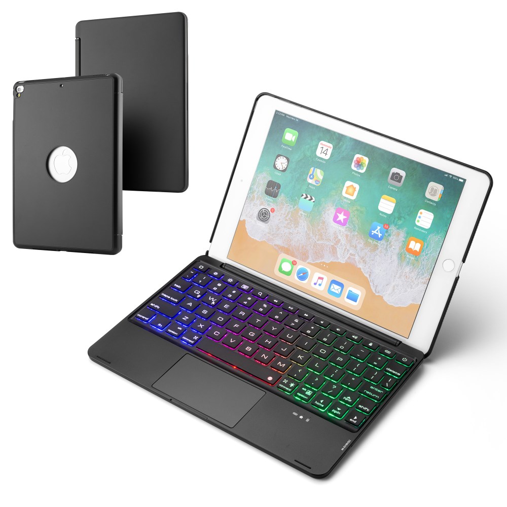 Aluminum Alloy Backlight Bluetooth Keyboard Cover For Ipad Air 2