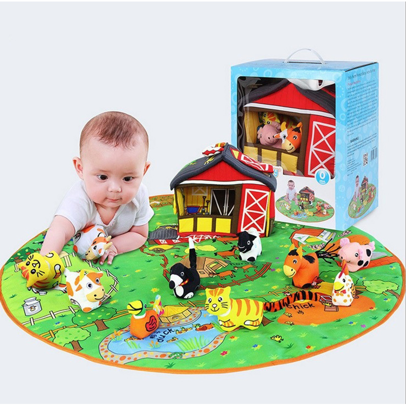  Tapis  De  Jeu B b  Enfant Jouet Couverture Tapis  de  Animaux 